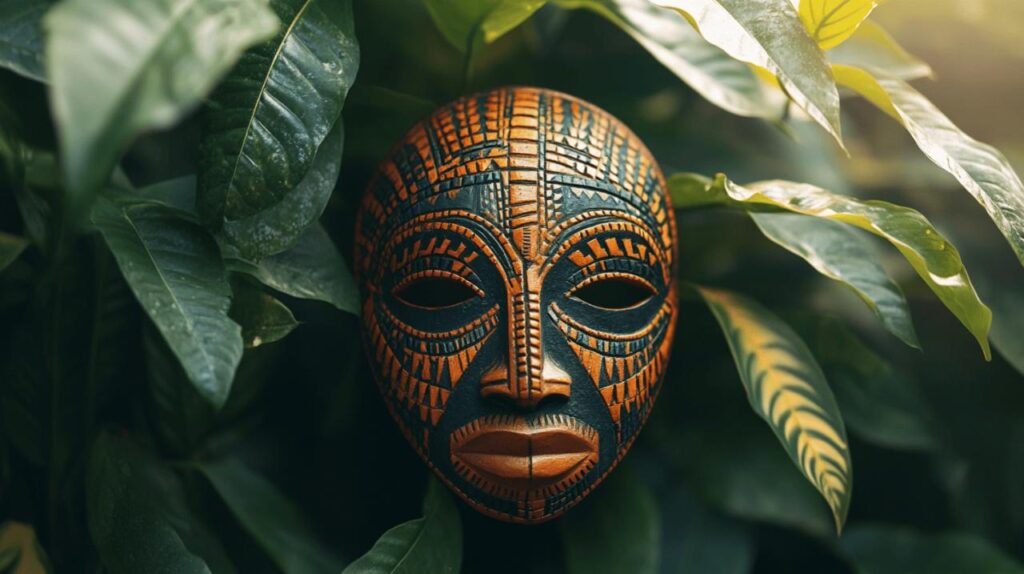 Kulturelle Bedeutung: Masque passeport africain du Woleu-Ntem au Gabon und seine Herkunftsgeschichte