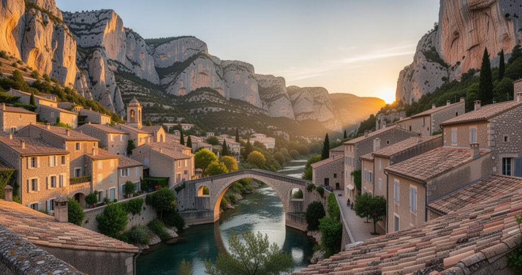Sportlich unterwegs: Was man in Moustiers-Sainte-Marie machen kann, um die Felsformationen zu erklimmen